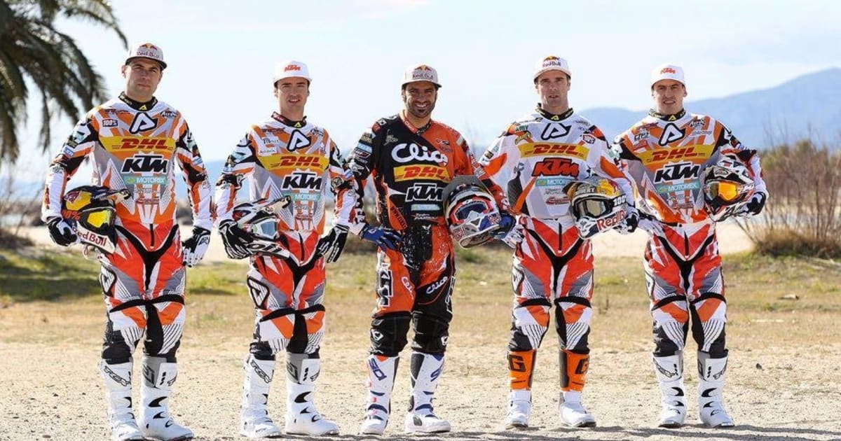 Lucky Numbers El equipo KTM Enduro Factory