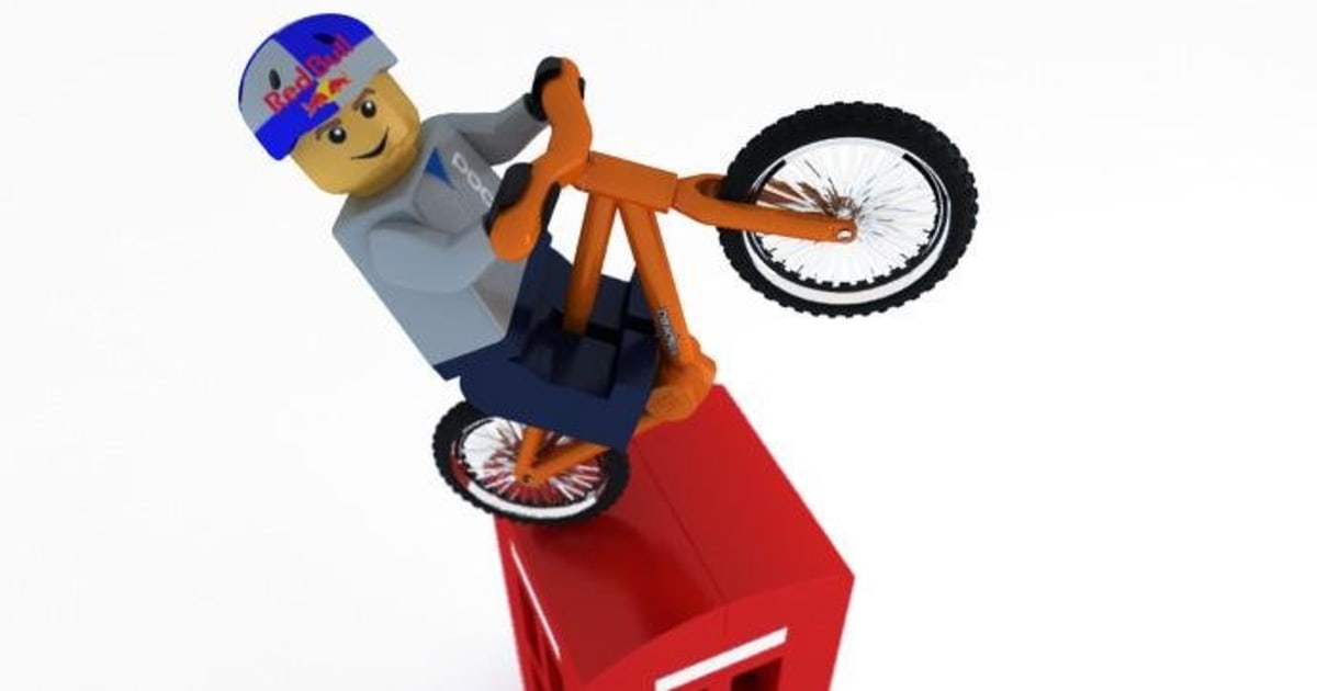 Danny MacAskill Lego figure