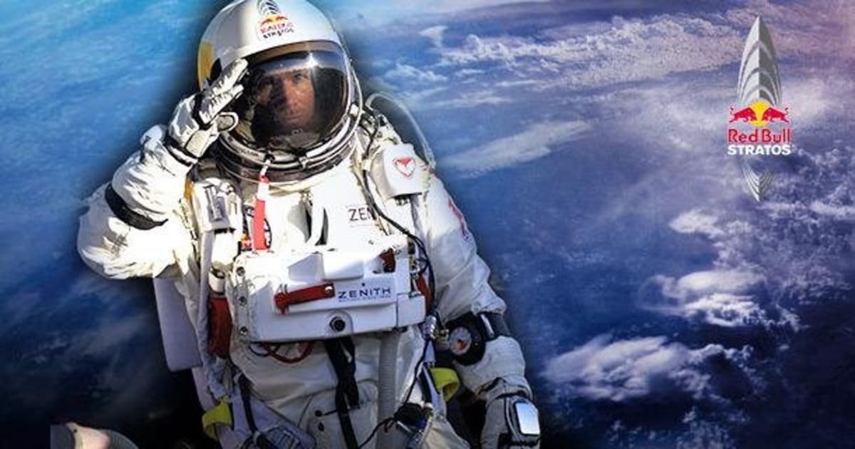 レッドブル・ストラトス成功時の記念ジャンパー 人類の歴史に新たな一歩が刻まれる『Red Bull Stratos』が成功