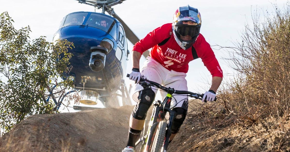 The New LA Chase Scene: Helicopter Hunts Biker