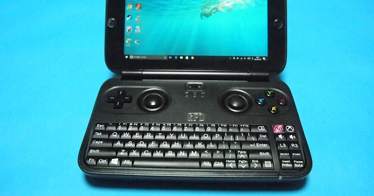 ポケットサイズの超小型パソコン、GPD WINでSteamのゲームを遊ぶ！