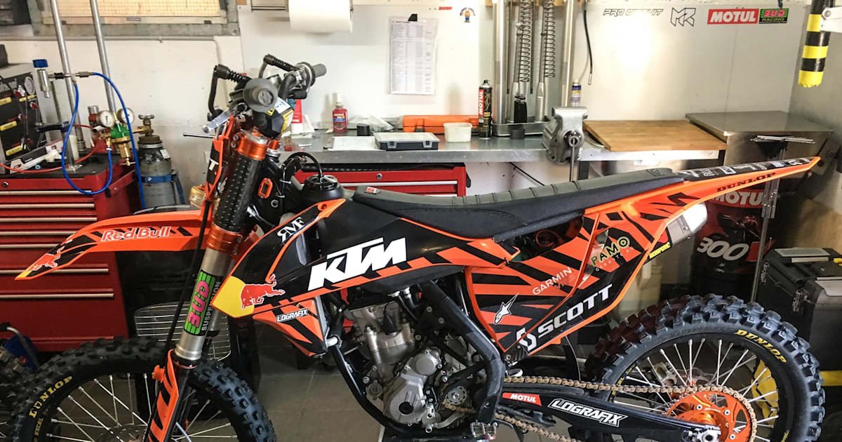 Mat Rebeaud KTM SX F 350 bike | Red Bull X-Fighters