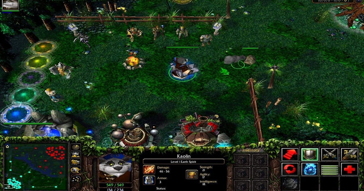The history of DotA
