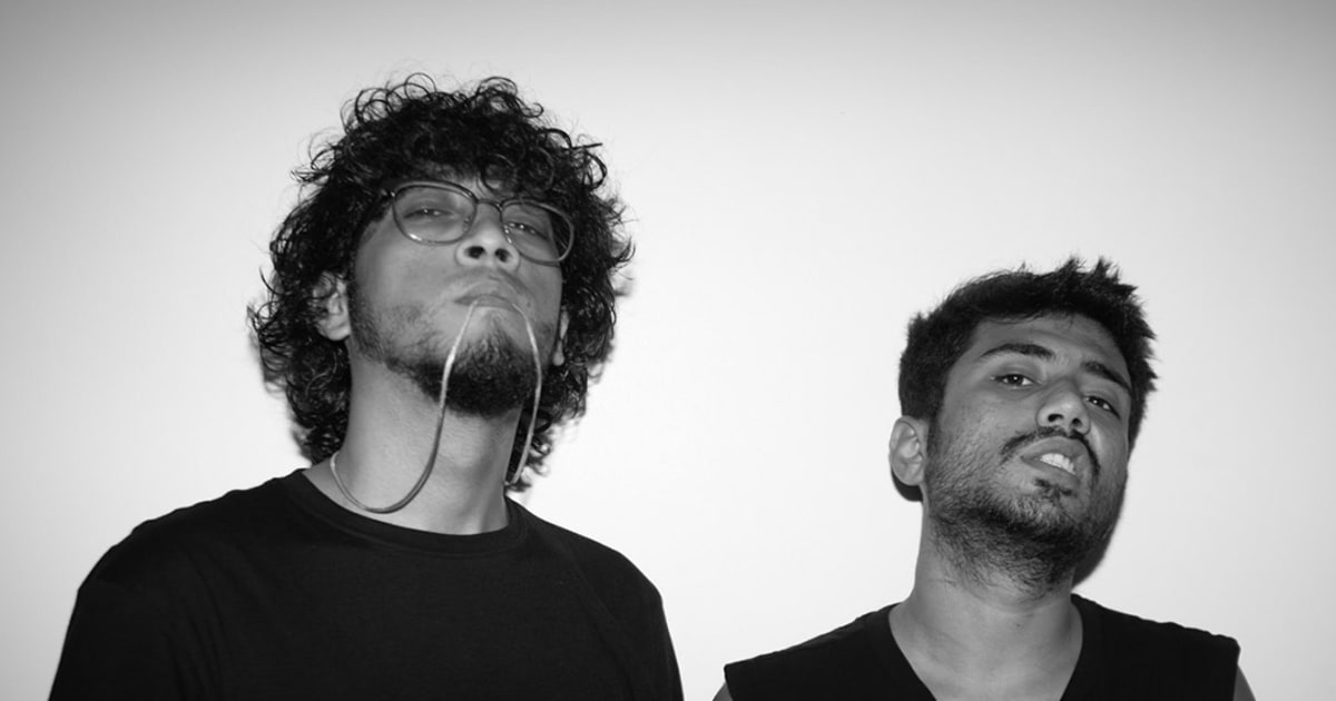 Seedhe Maut in a black-and-white portrait