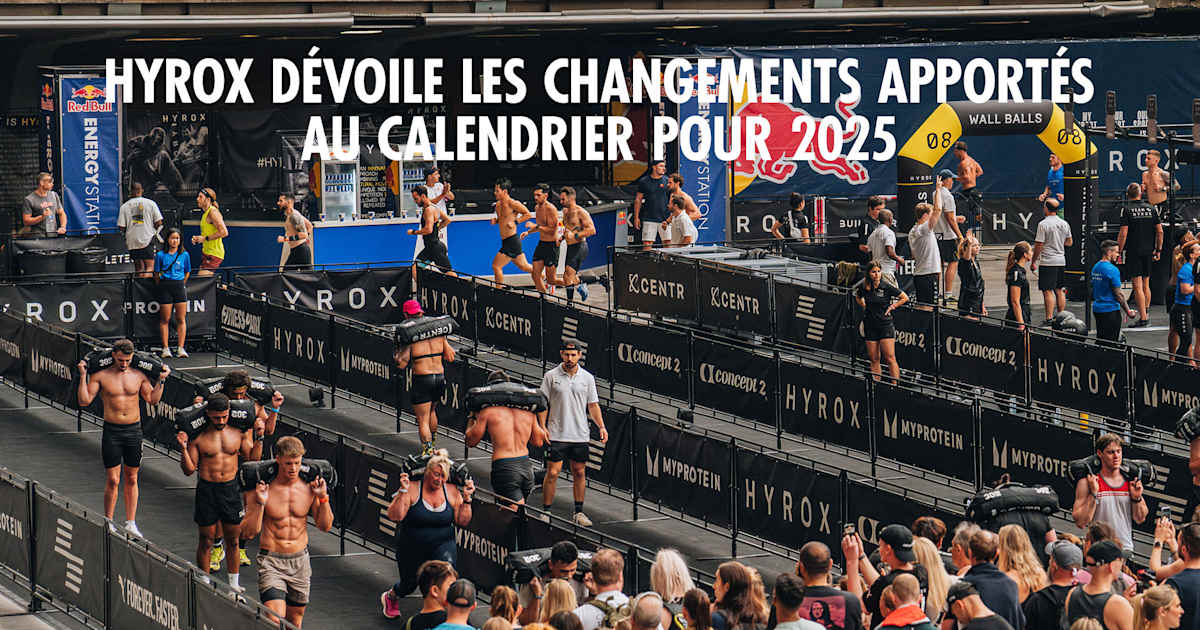 HYROX 2025 : calendrier et divisions des courses fitness