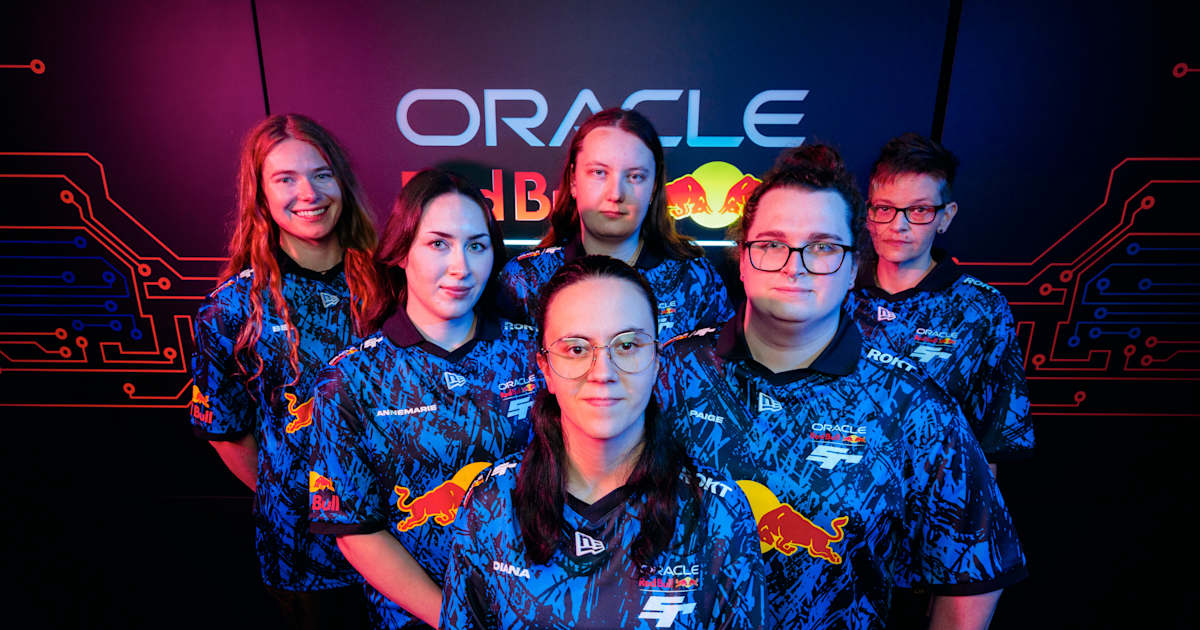 Oracle Red Bull Racing x Rokt Unveil All-Female F4 Esports Team