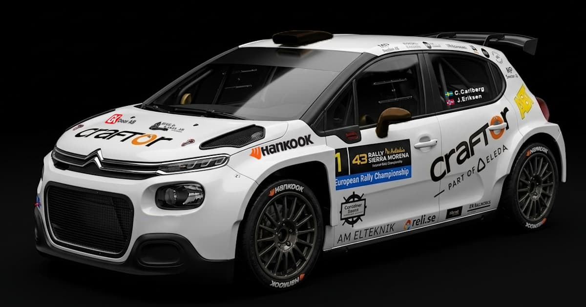 Calle Carlberg + Efrén Llarena + ERC + Rally Sierra Morena