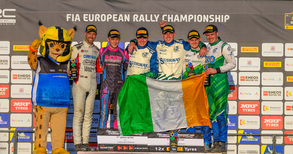 Young ERC stars impress Irish motorsport chief Harper