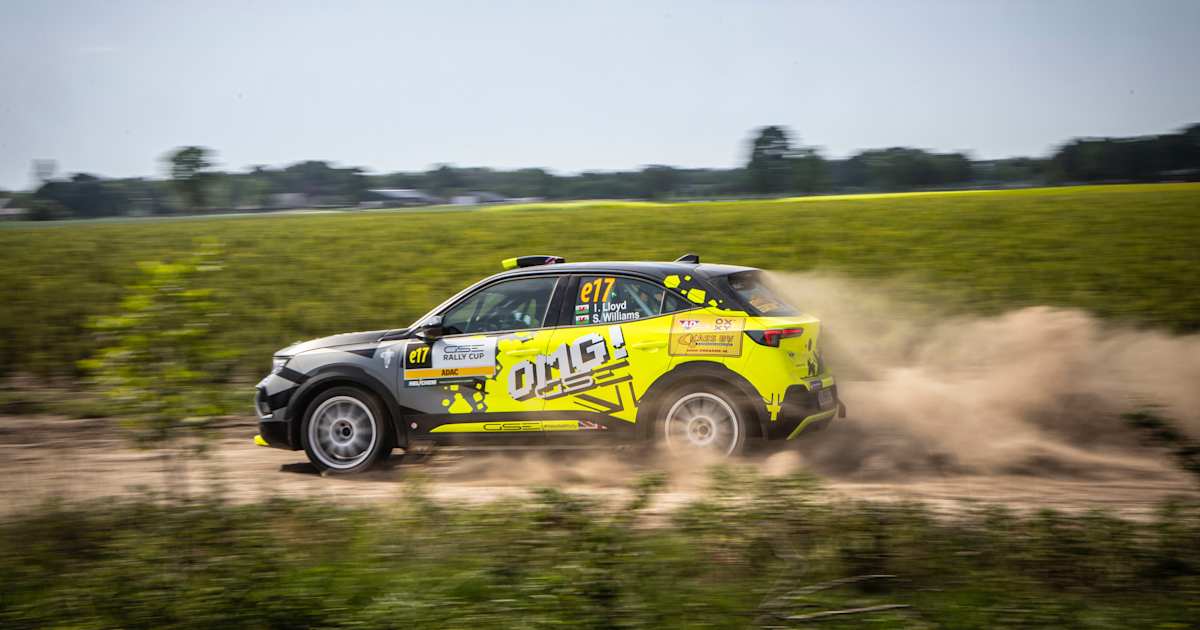 Junior ERC stars electric as ADAC Opel GSE Rally Cup begins