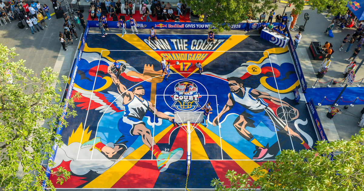 FILA Red Bull HALF COURT 上下セット L Red Bull Half Court's enduring gift to Chandigarh city