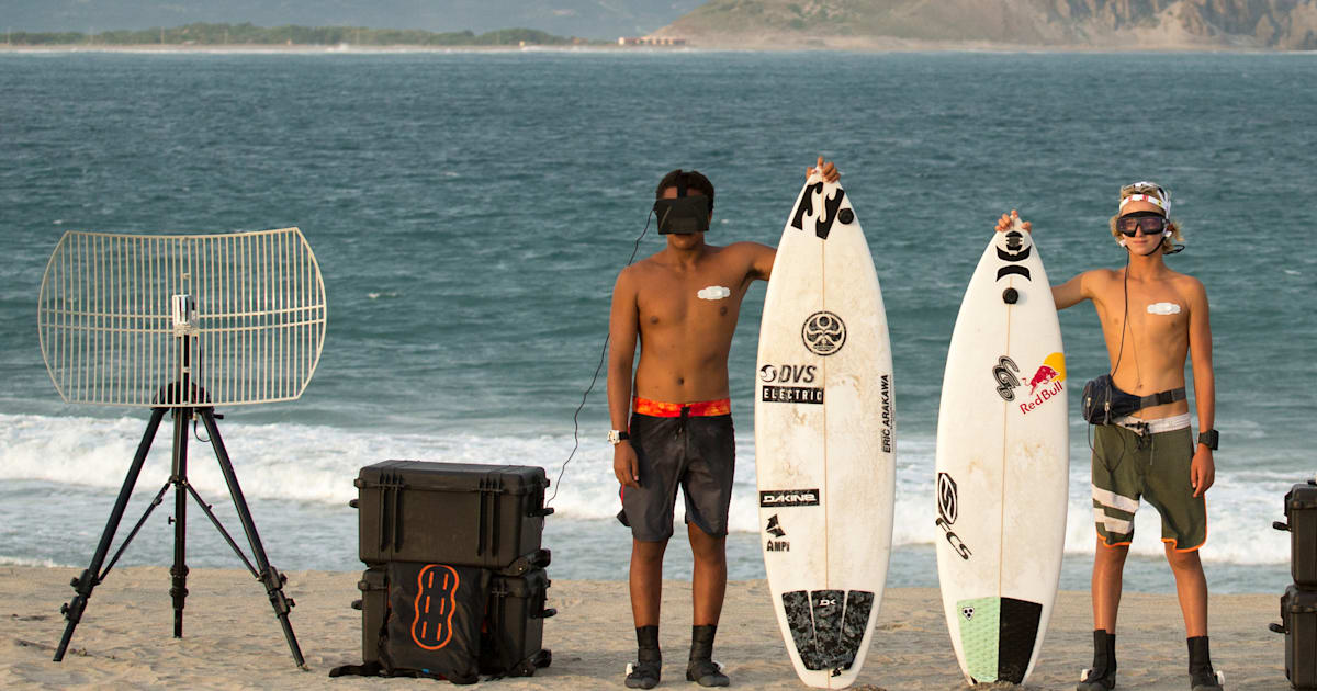 When scientists surf