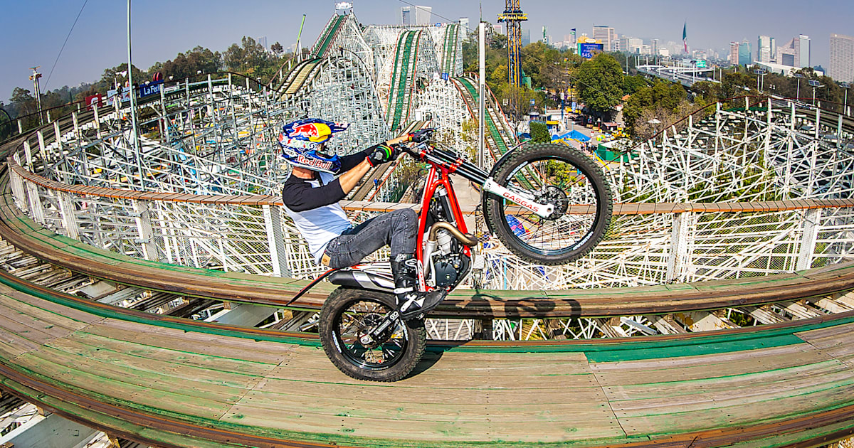 Motorcycle roller coaster ride