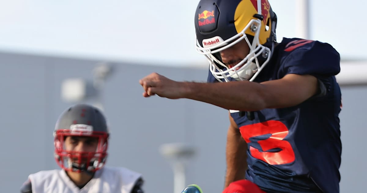 Red Bull Racing: training for American Football