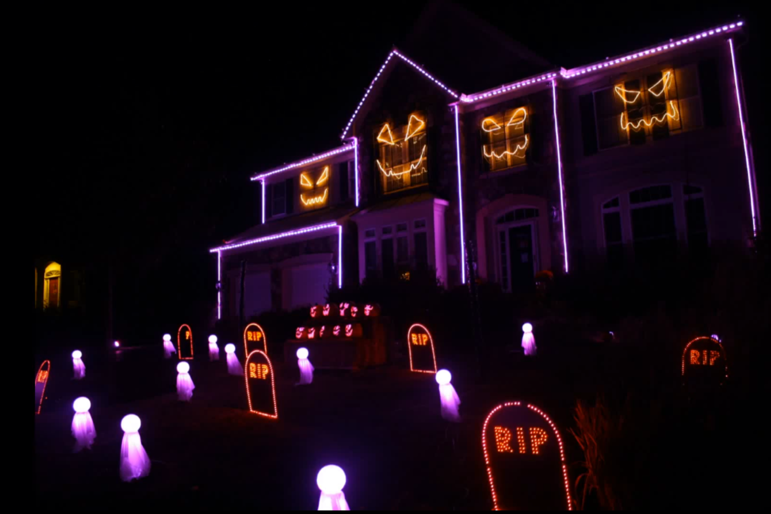 OMG! Another AWOLNATION Halloween Light Show