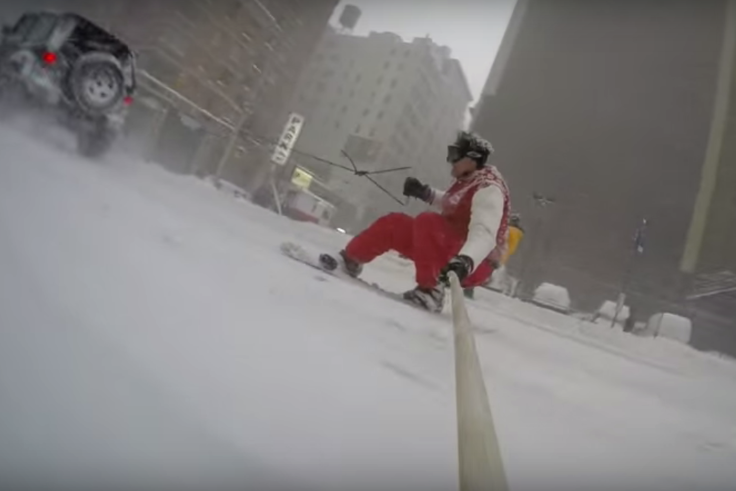 snowboarding in new york city