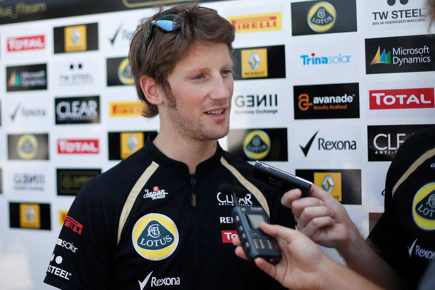 romain grosjean lotus