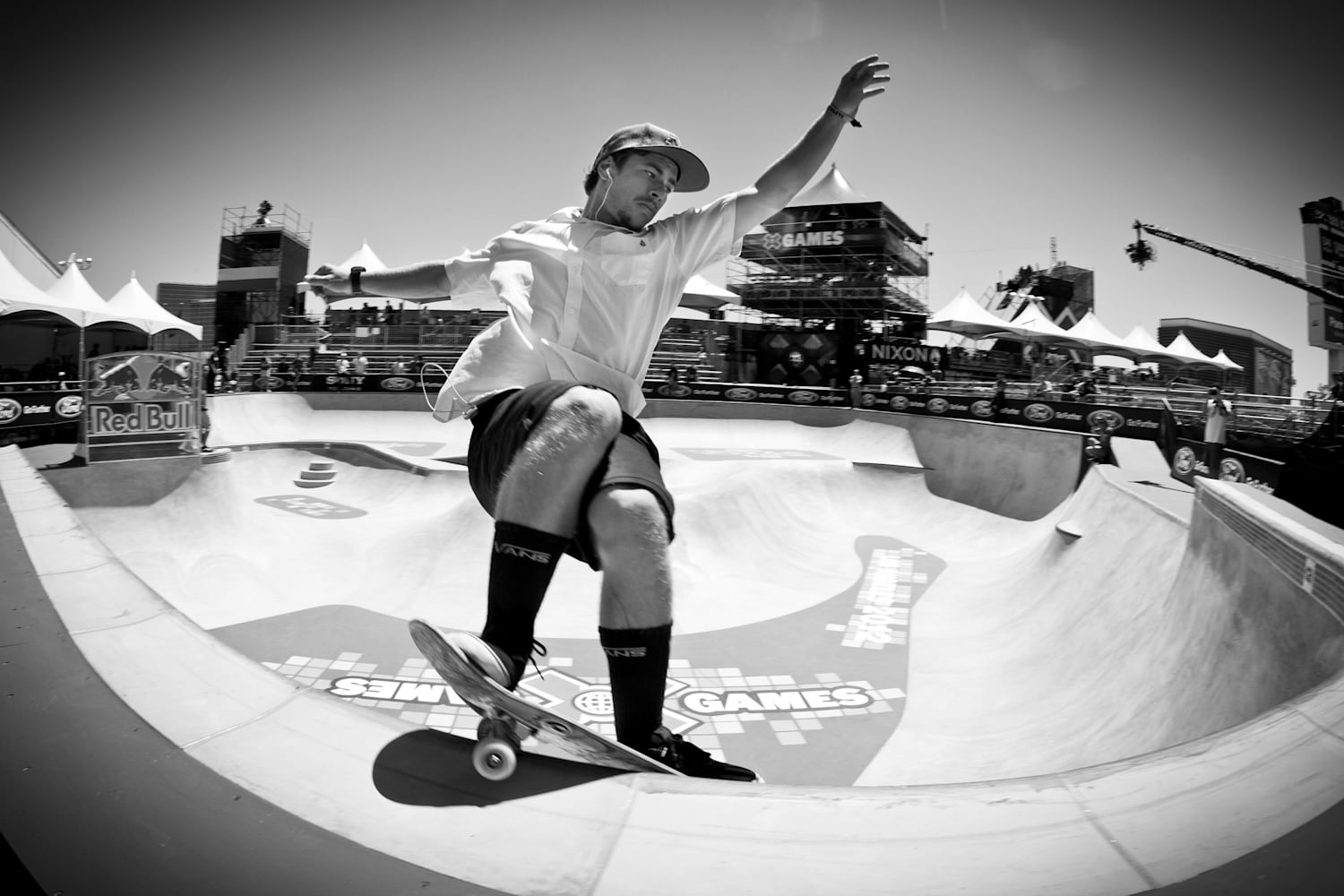 X Games 18 BMX and Skateboard practice session