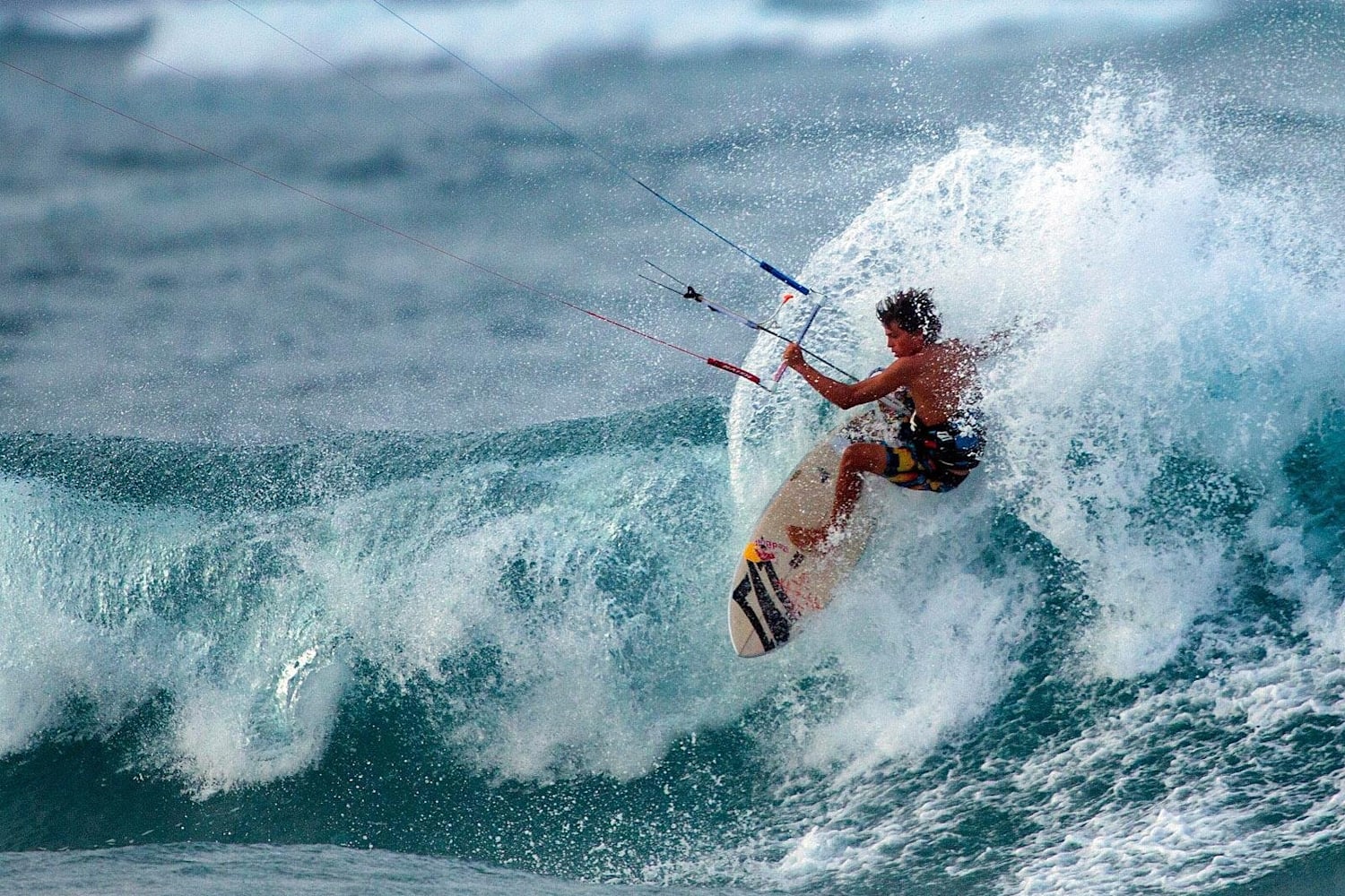 Kai Lenny Kitesurfs in Hawaii in a Suit and Tie
