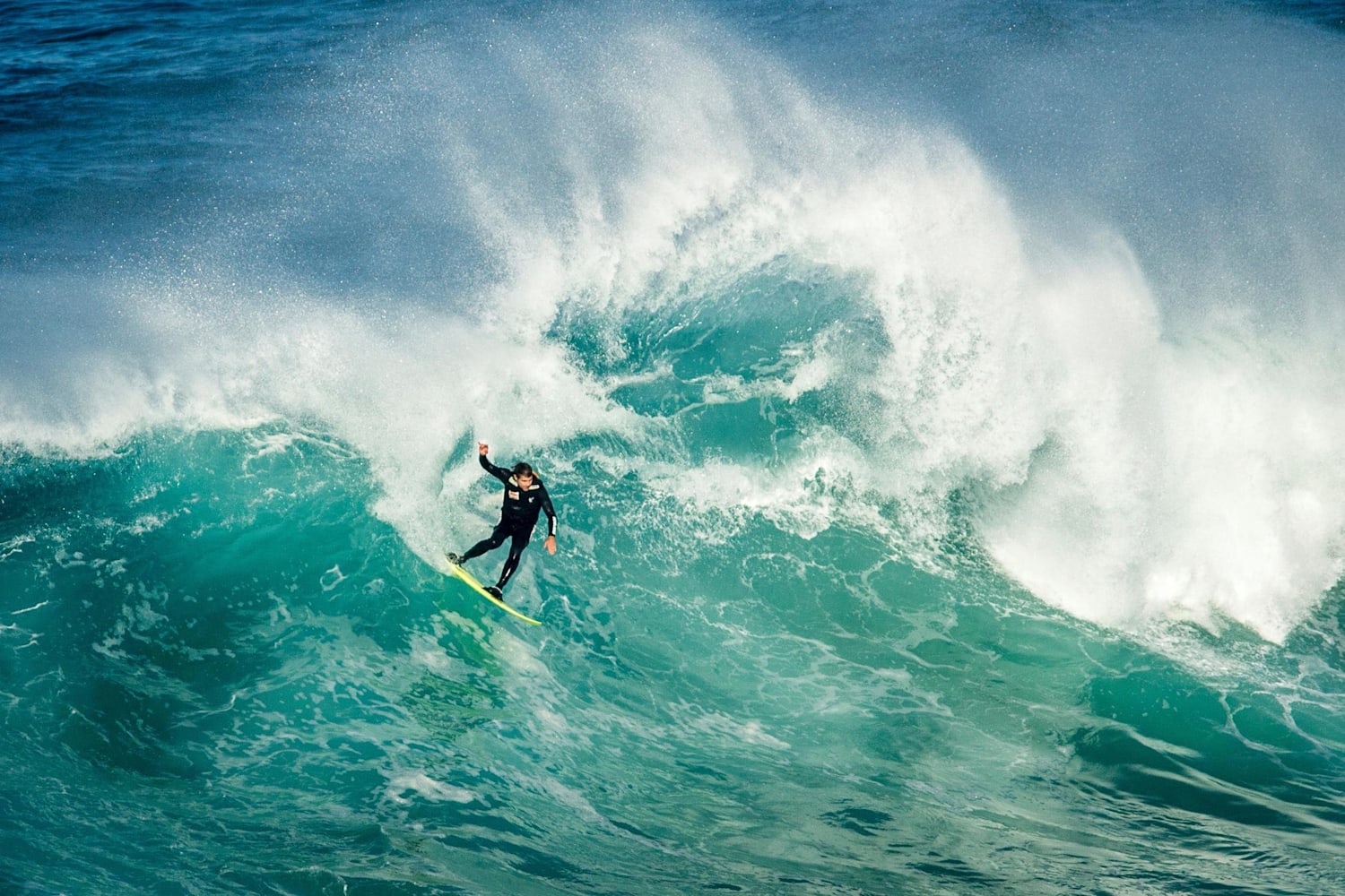Big waves in Portugal