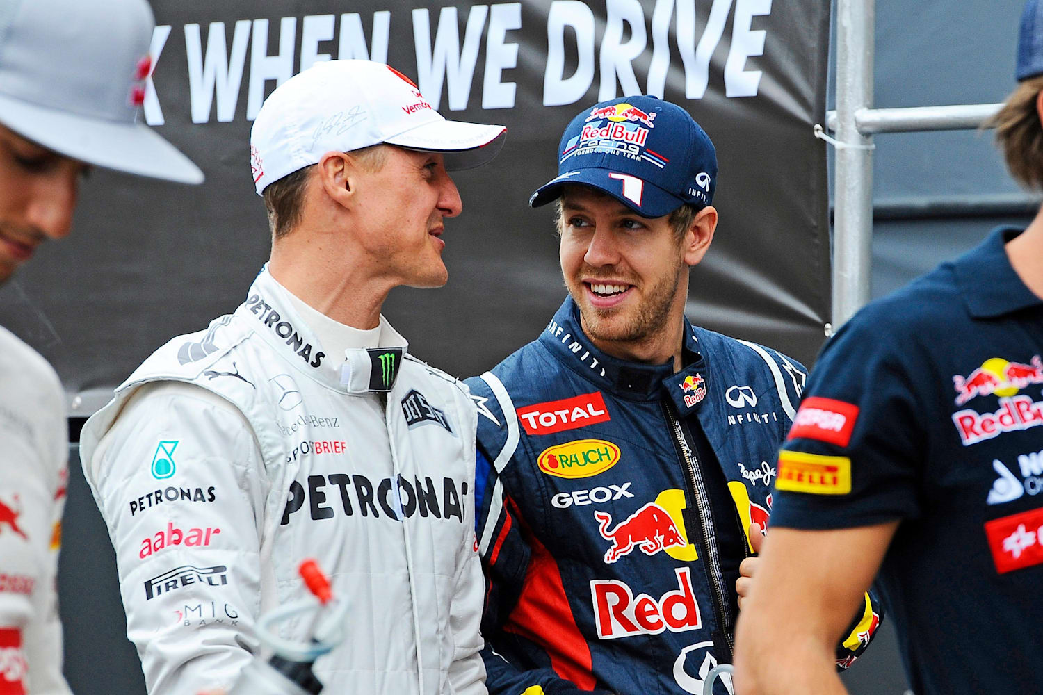 Vettel Leads Support For Injured Schumacher