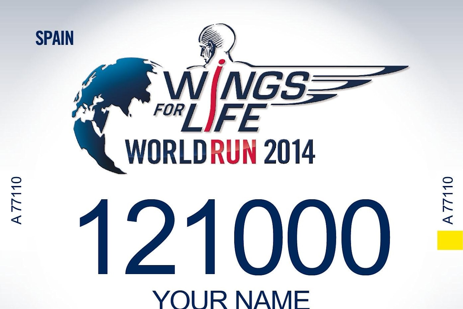 ¿Quieres personalizar tu dorsal de Wings For Life?