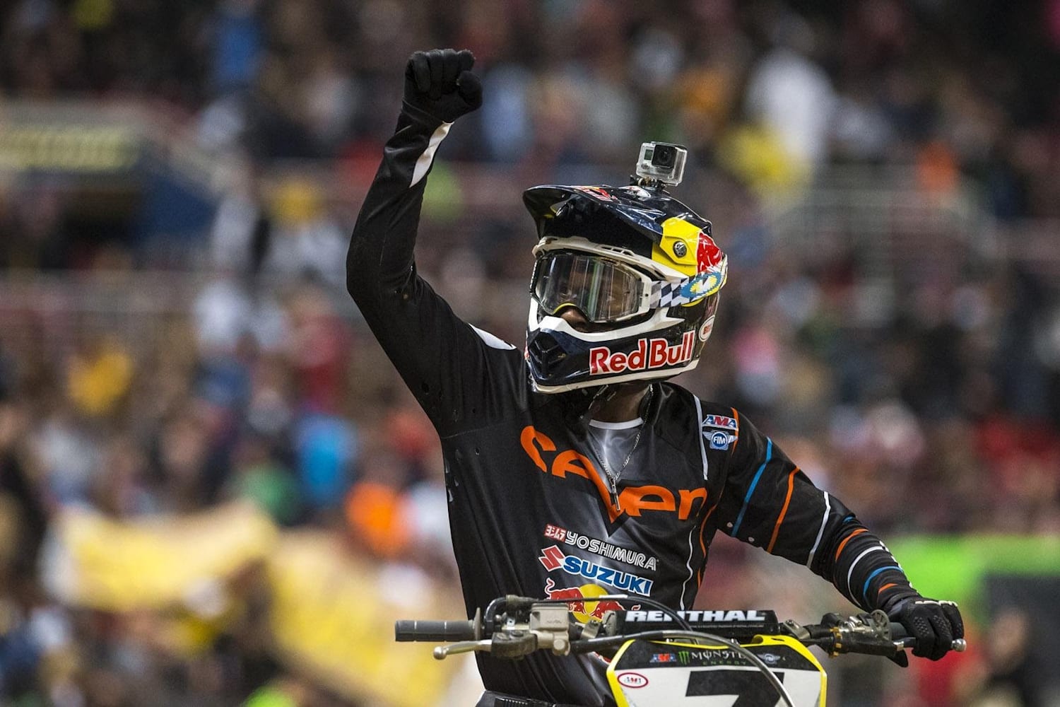 James Stewart Wins 3rd SX in a Row in St. Louis