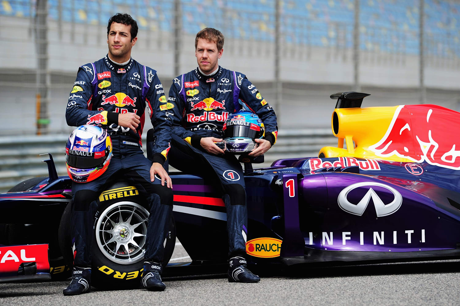 On track in Bahrain with Infiniti Red Bull Racing