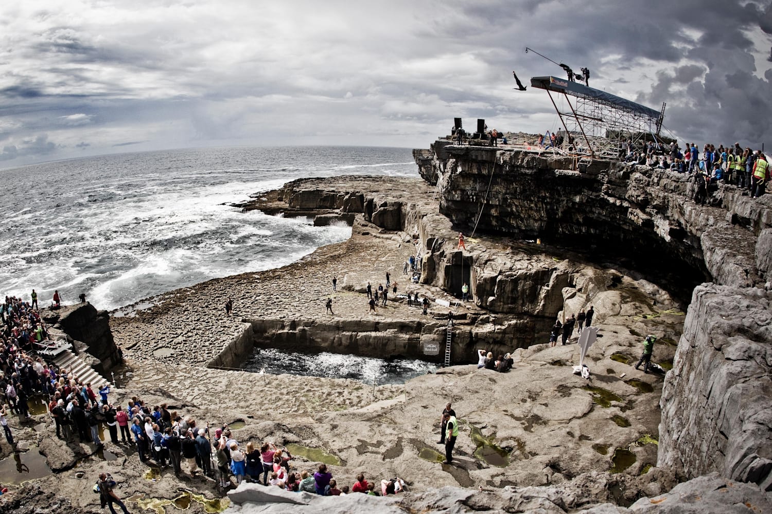 red bull cliff diving ireland video