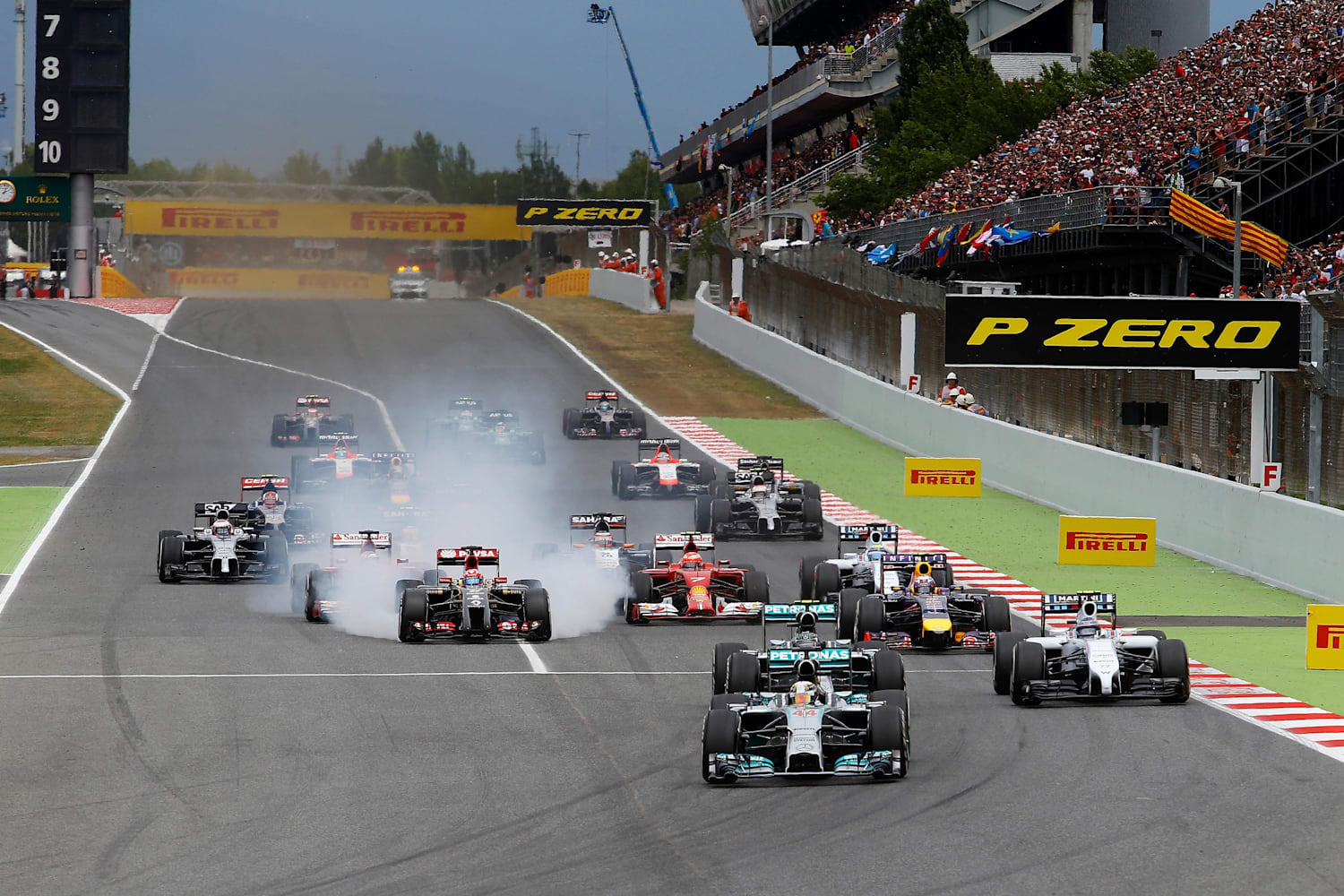 2014 F1 Grand Prix Spanien Rennbericht