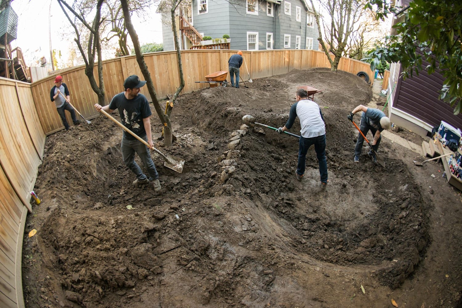 backyard bike jumps