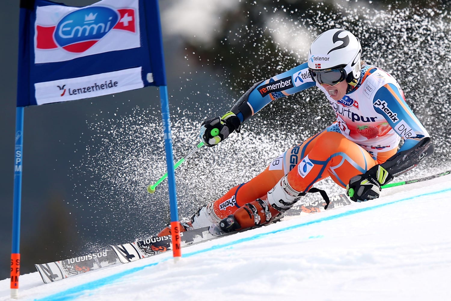 Next generation Up and comer Henrik Kristoffersen ski
