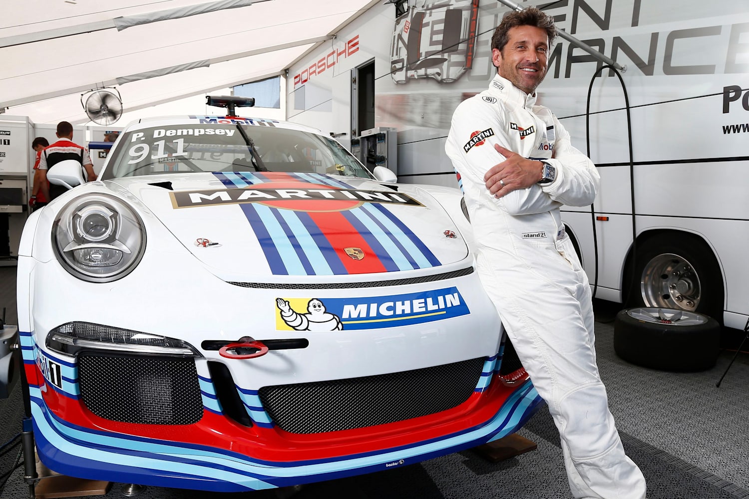 Patrick Dempsey das telas para os carros
