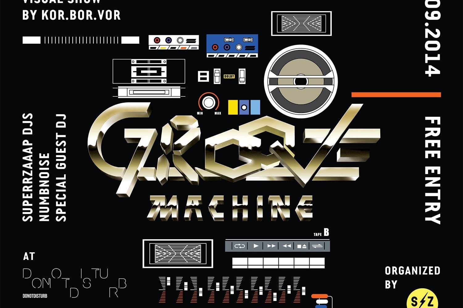 GROOVE MACHINE Live Audio/Visual Show Party