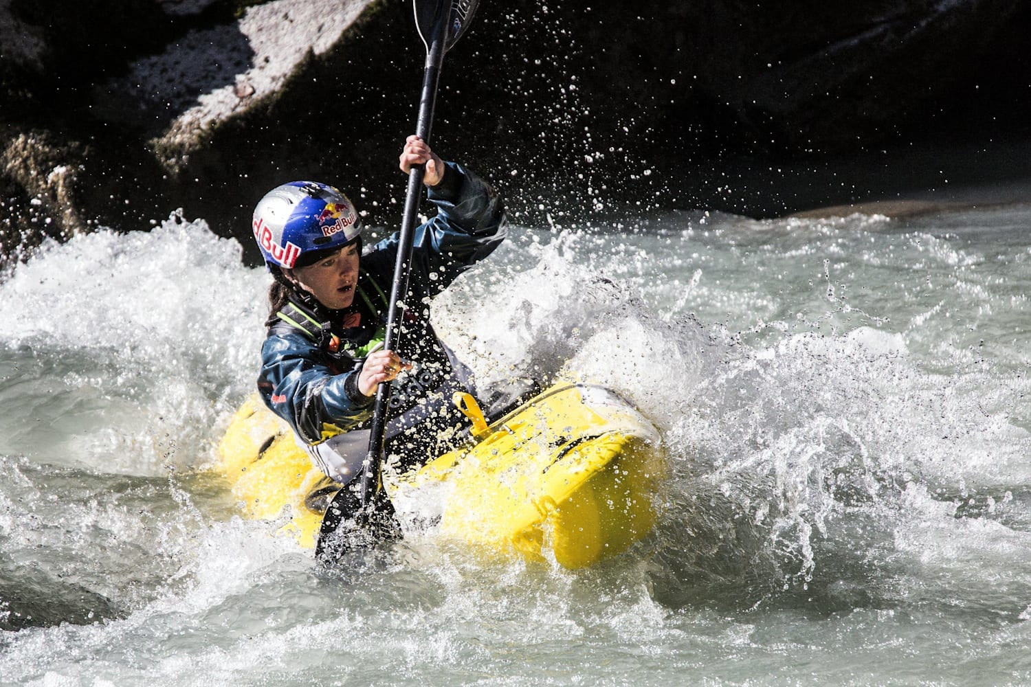Nouria Newman championne de kayak extrême au Sickline