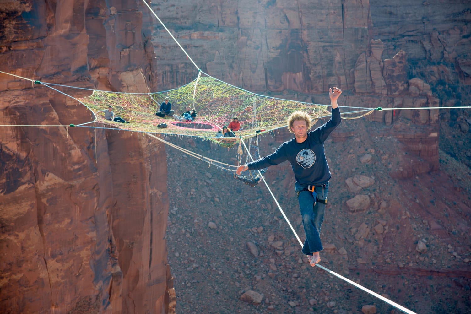 The World's Best MultiLine Slackline