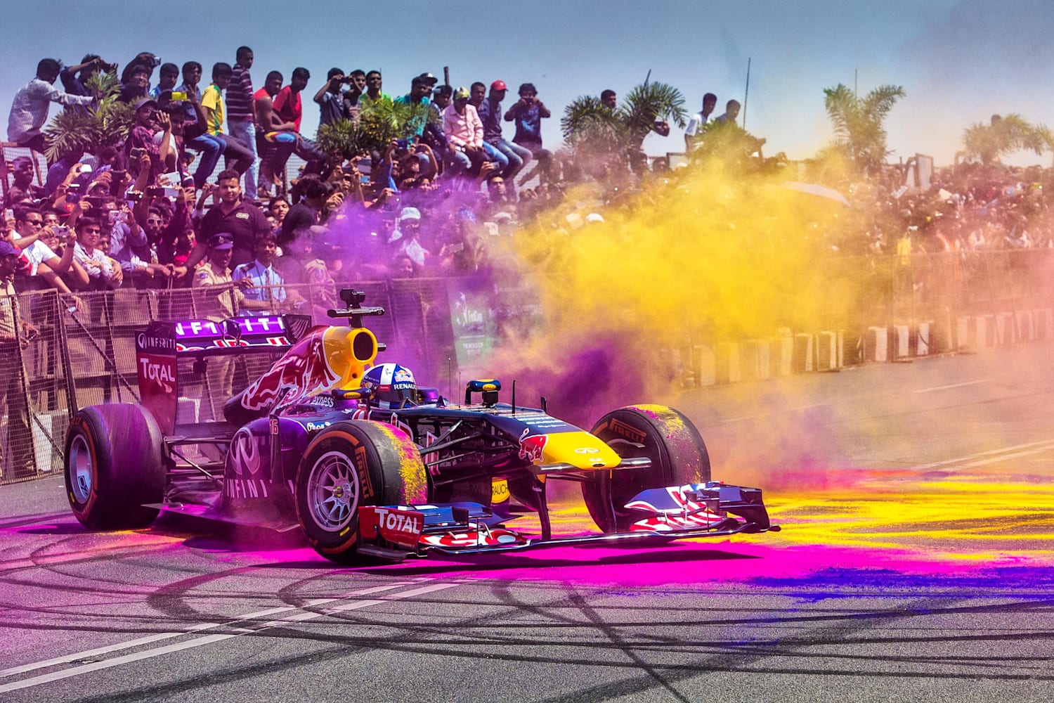 Infiniti Red Bull Racing Hyderabad show car run gallery