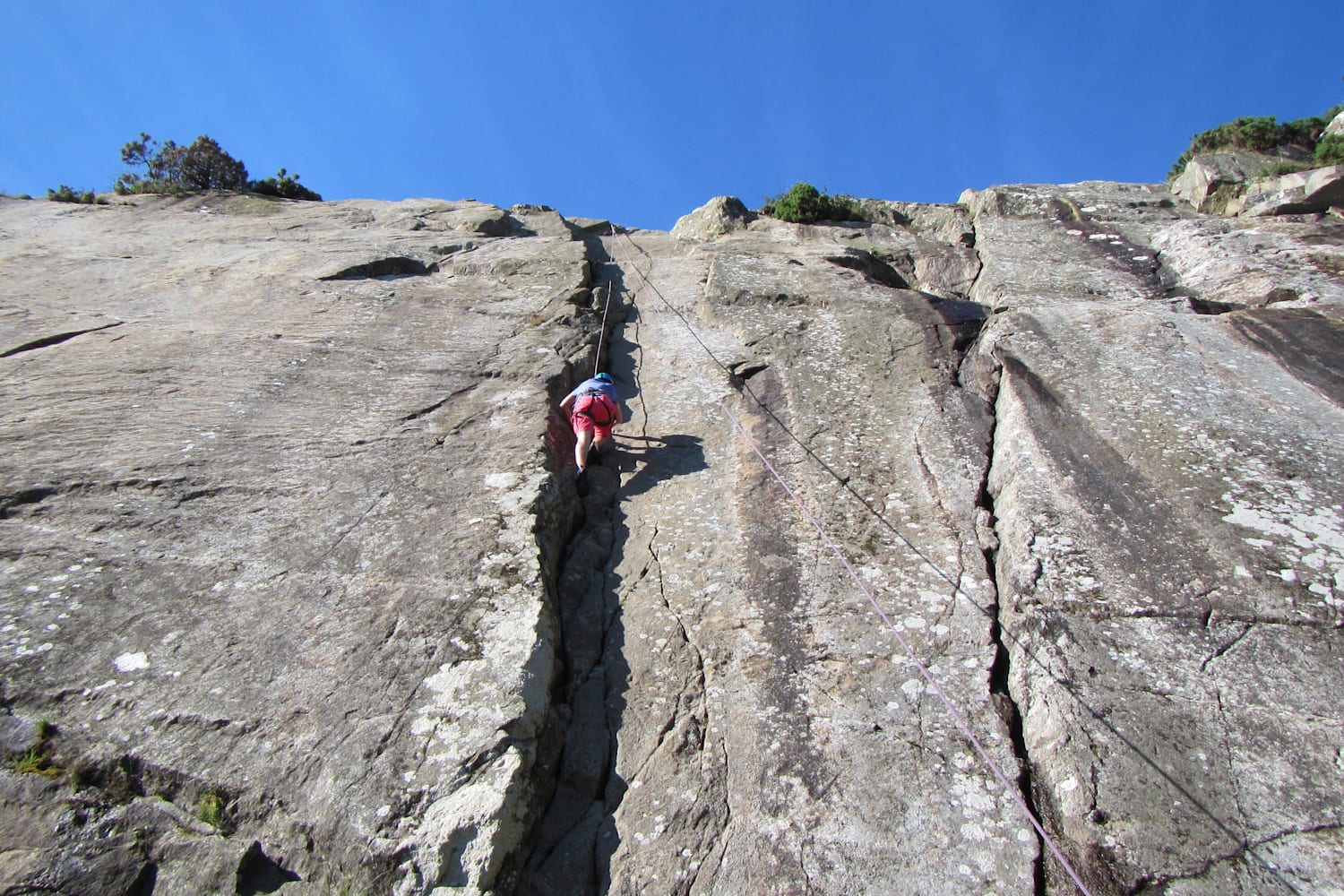 Beginner rock climbing Dalkey and Glendalough