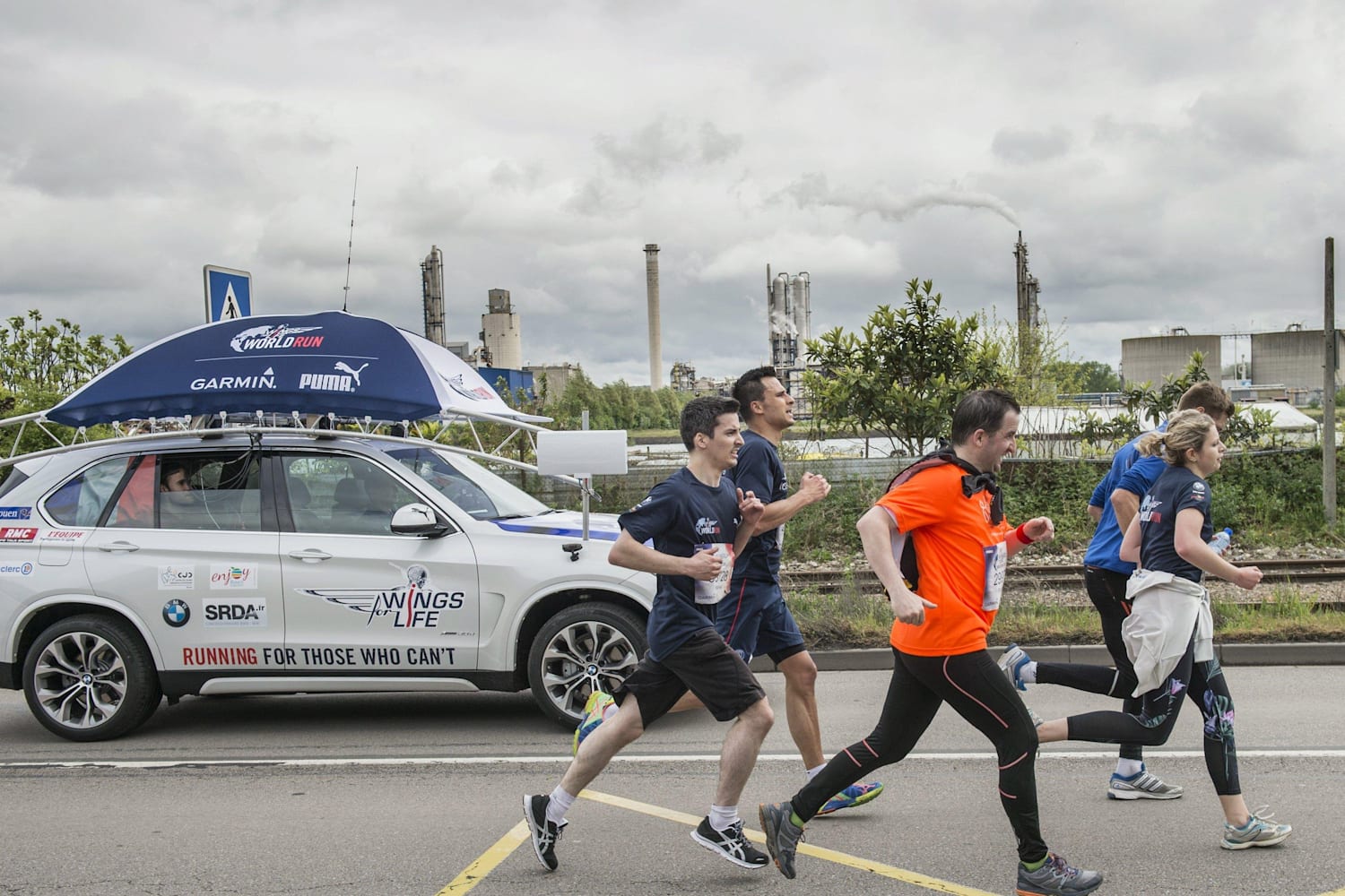 Vidéo Le Wings for Life World Run 2015 France à Rouen