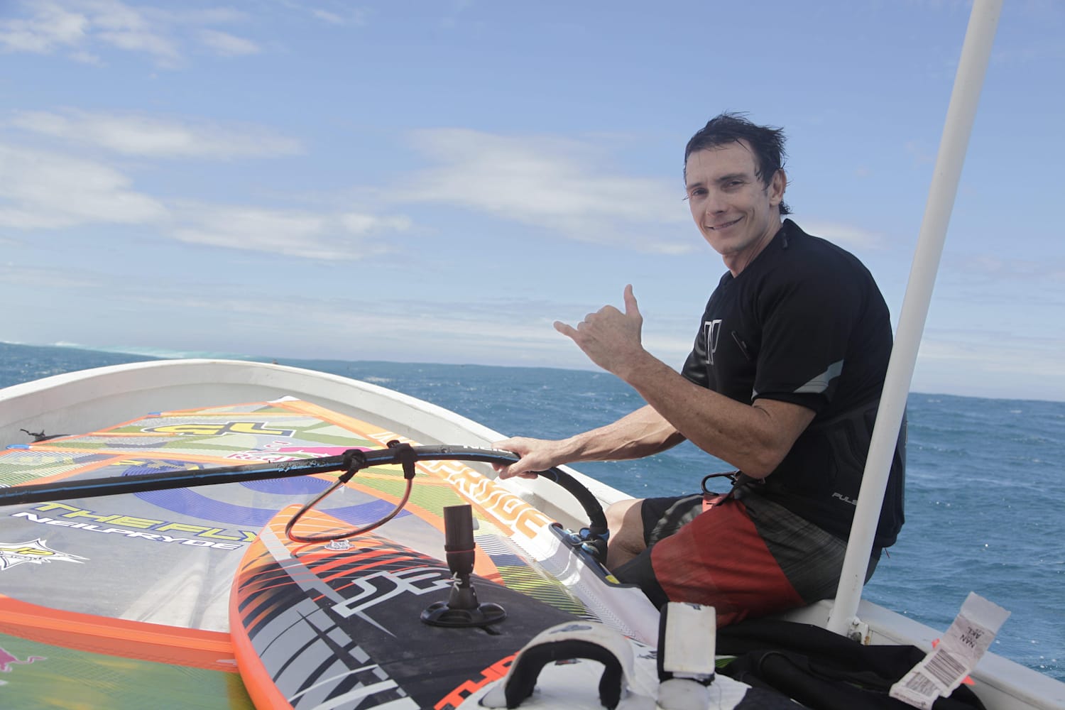 Jason Polakow Windsurfing Wave