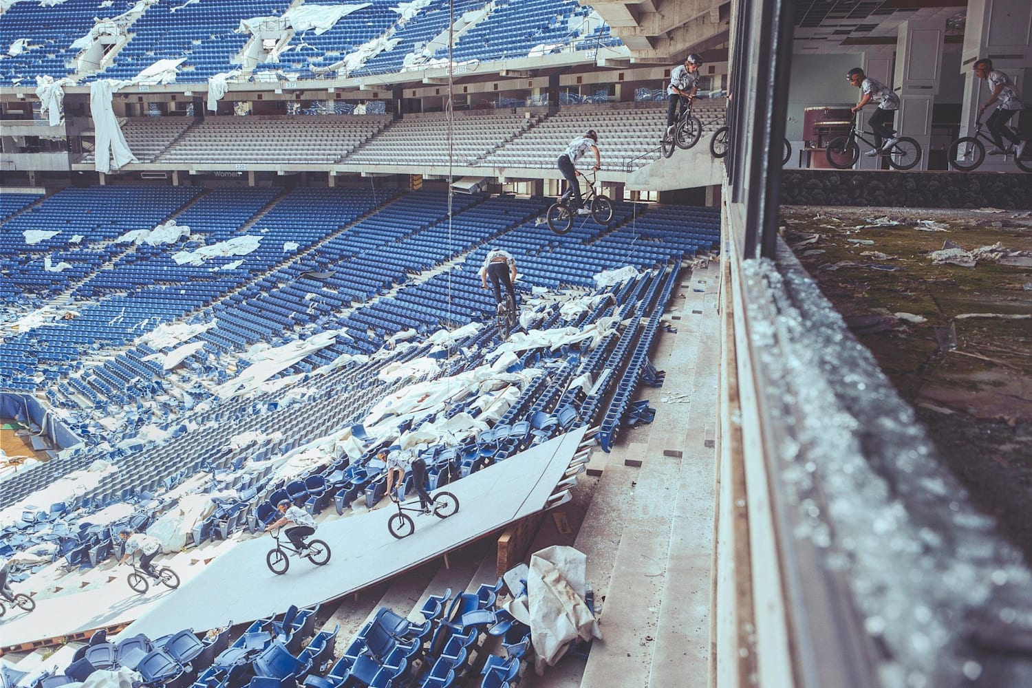 Tyler Fernengel Rides Bmx Inside Detroit S Silverdome