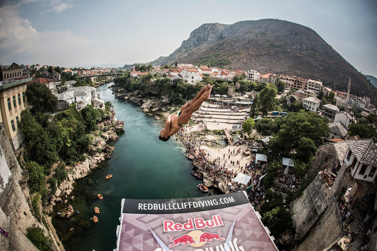 Red Bull Cliff Diving Mostar 4. místo Michala Navrátila