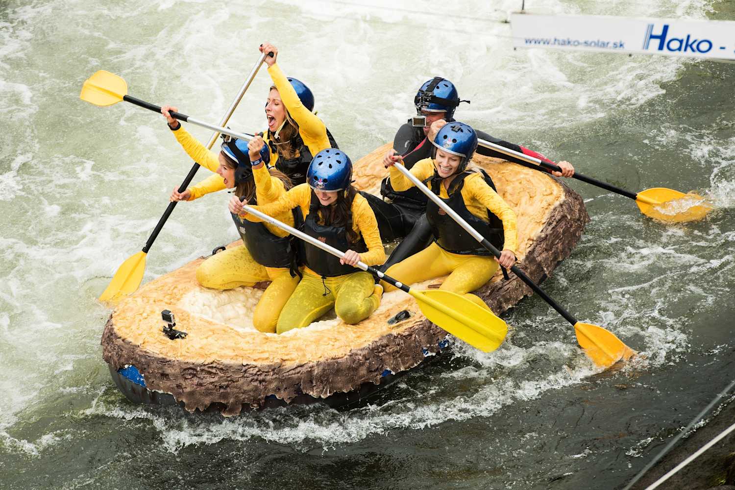 Red Bull Rapids whitewater race in Slovakia
