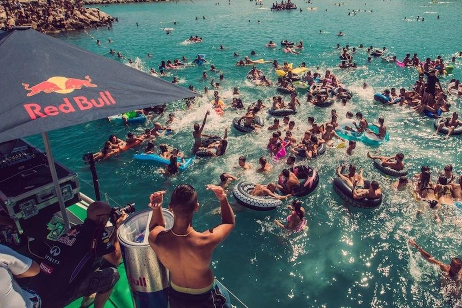 Water Party UAE Dubai Barasti Event Red Bull MEA