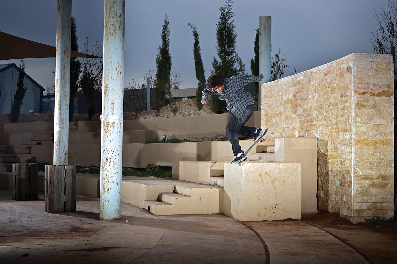 The Curse of Petra skateboard tour in Jordan