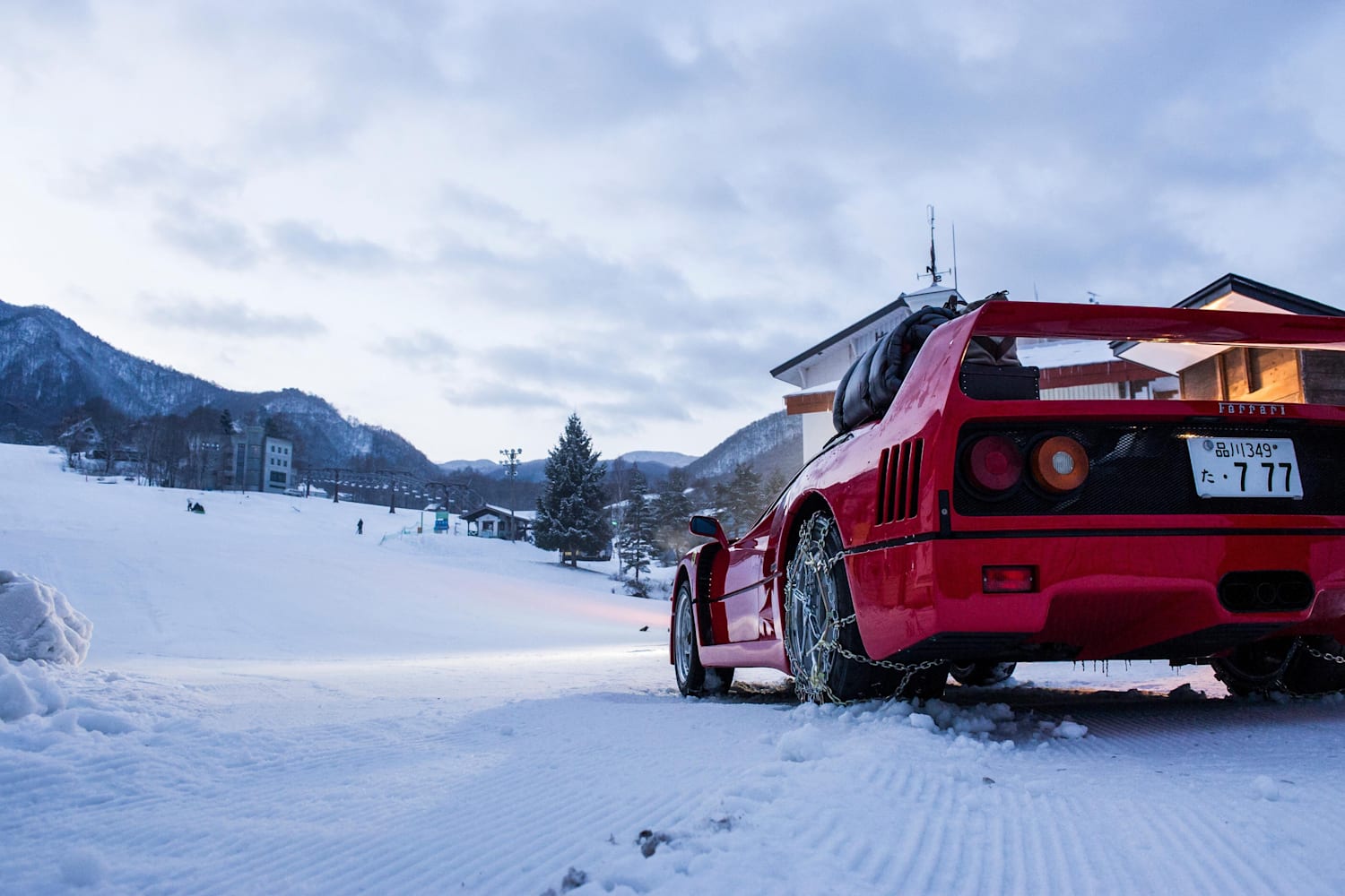 Ferrari зима