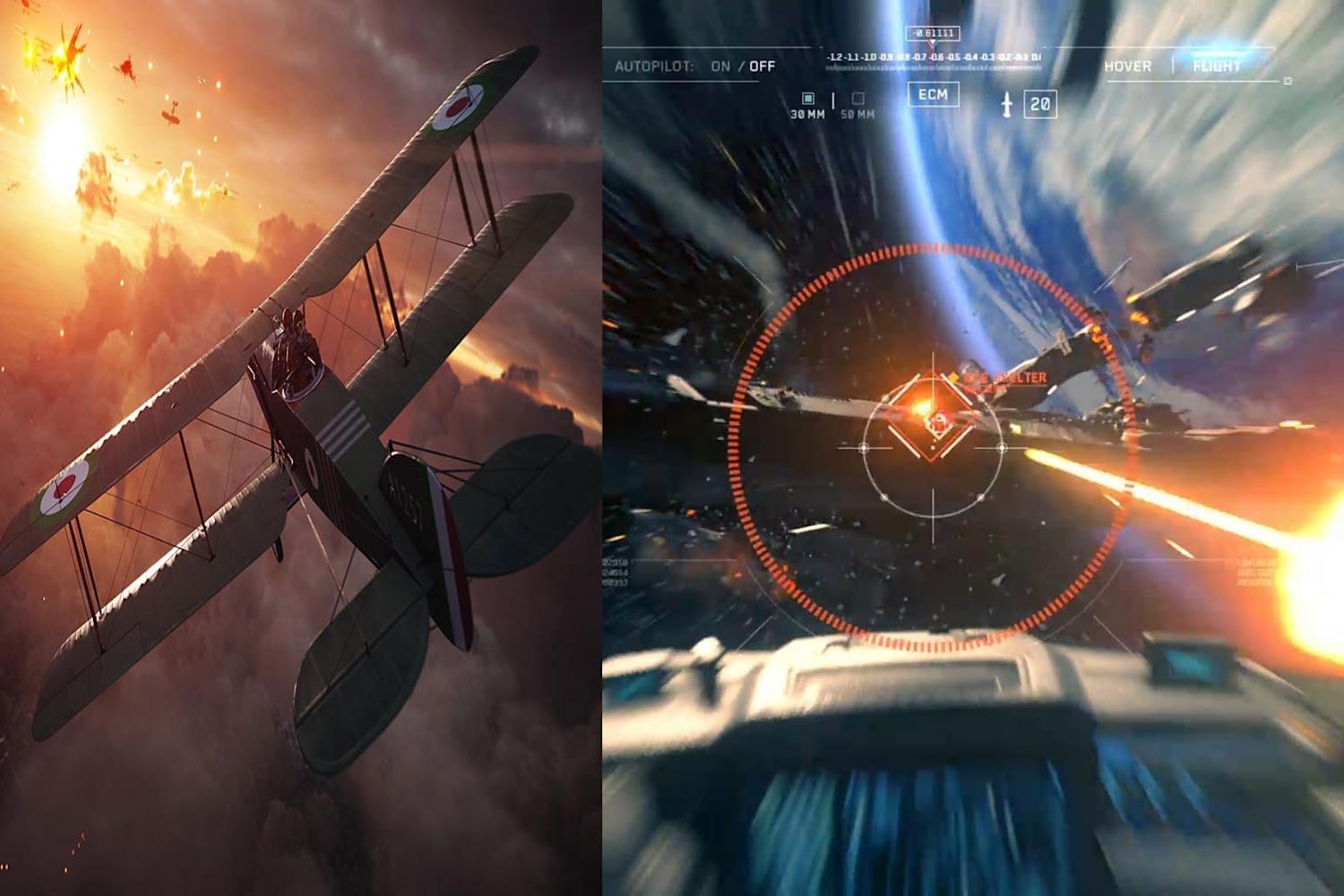 COD Infinite Warfare vs. Battlefield 1