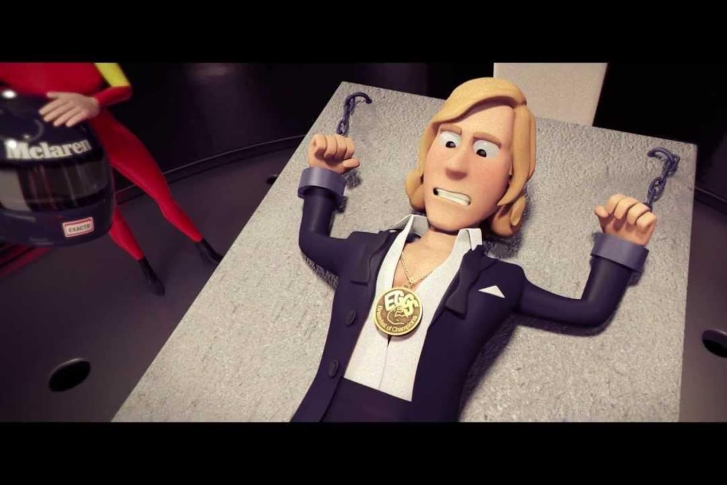 James Hunt In Mclaren S Tooned 40th Anniversary