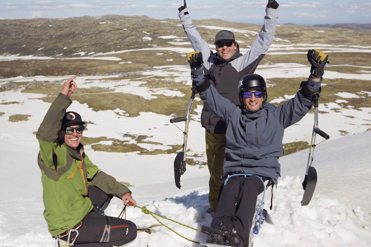 Amigos Numa Aventura Invernal