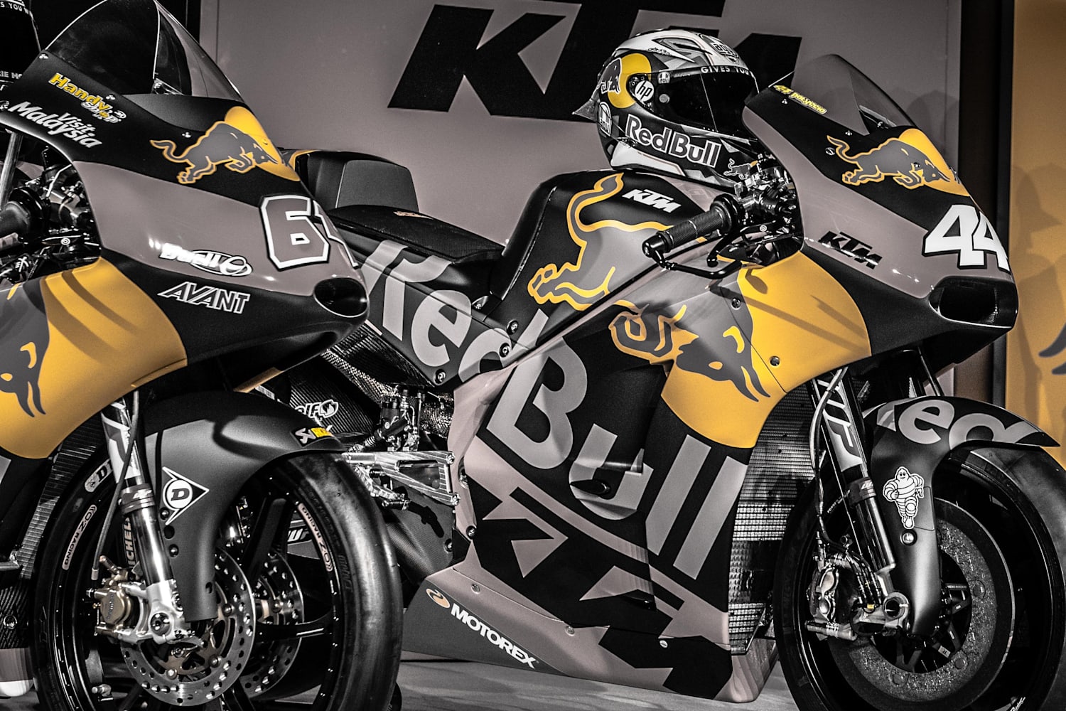 See the Red Bull KTM Factory Team MotoGP bikes *photos*