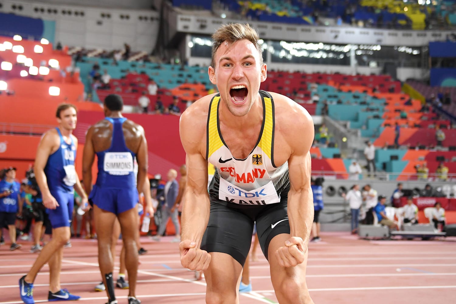 Niklas Kaul is the 2019 decathlon world champion, Doha